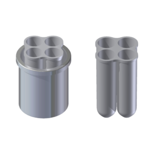 ELMI Rotor 8M.03 adapter for 4 tubes